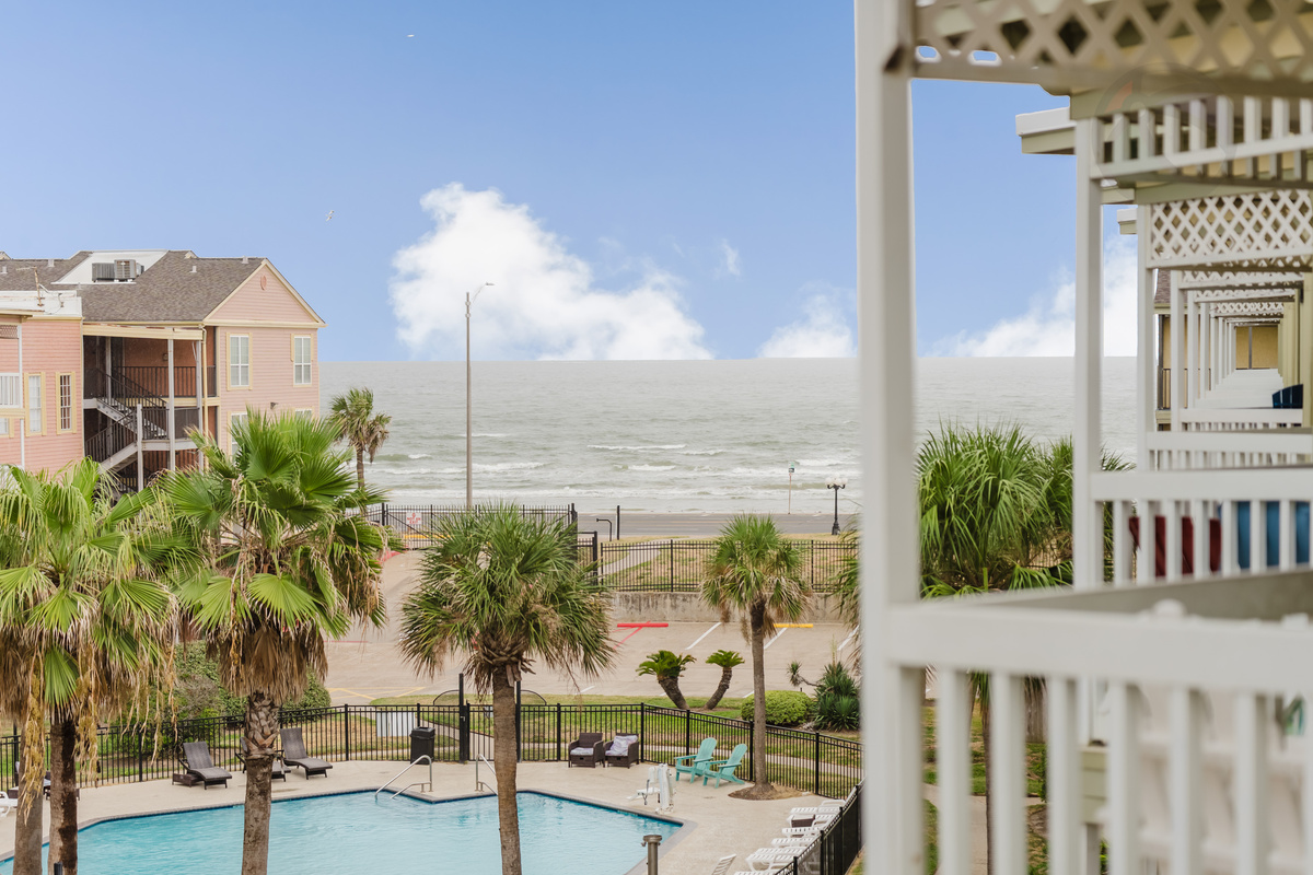 Your private balcony at Beach Hut