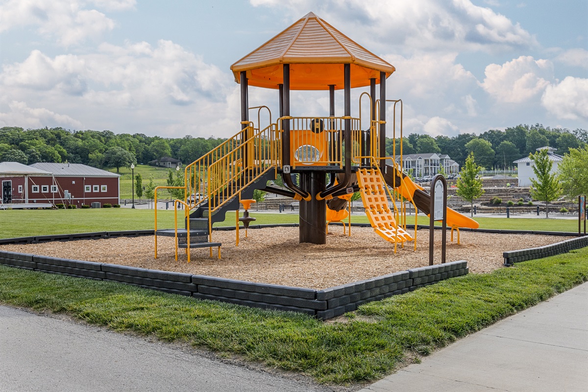 Neighborhood playground just a short stroll away, offering a fun place for children to play, explore, and enjoy the outdoors in this walkable community.