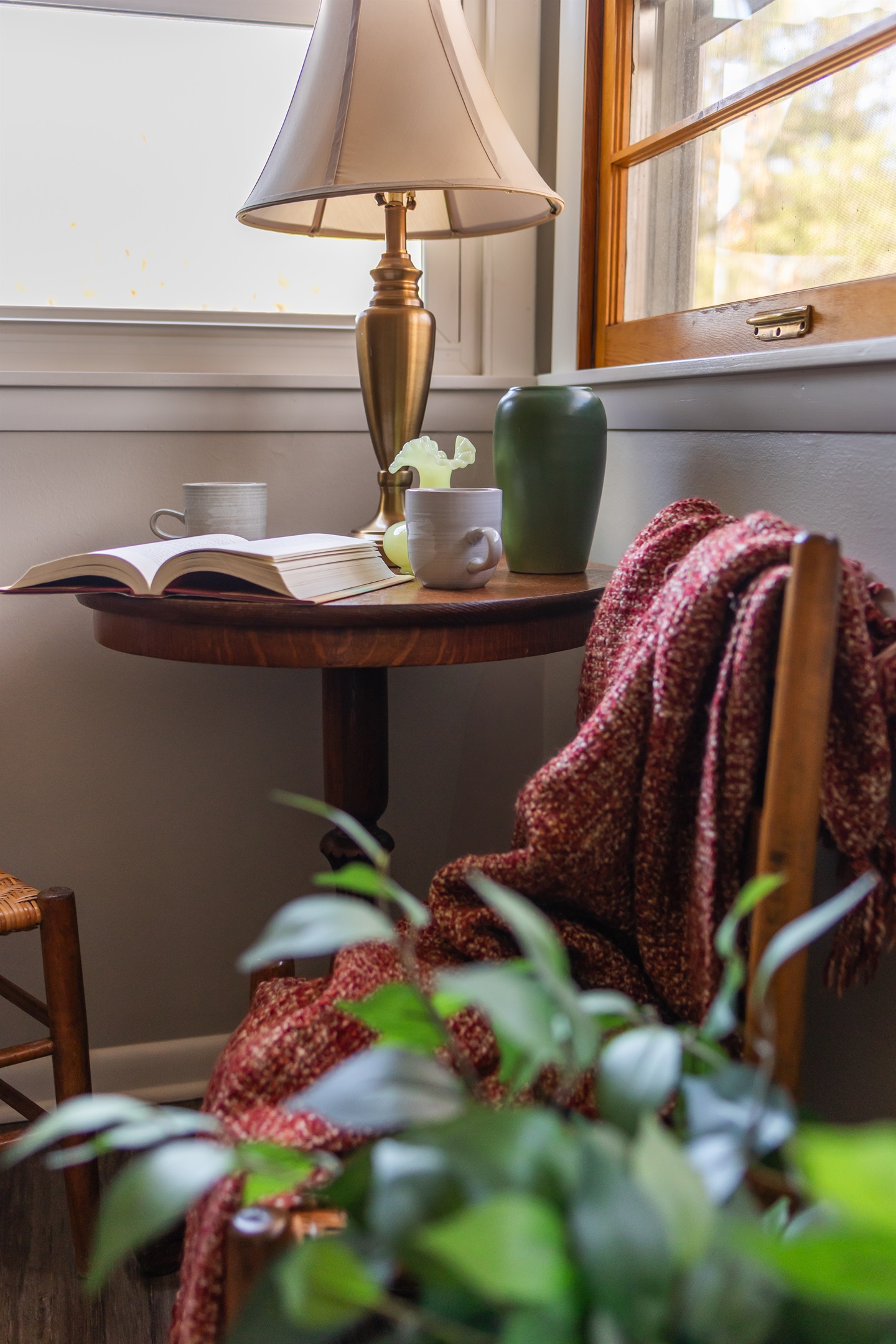 Blankets, books and hot beverages...yes please!