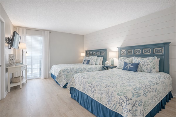 Enjoy new hardwood flooring with beautiful decor