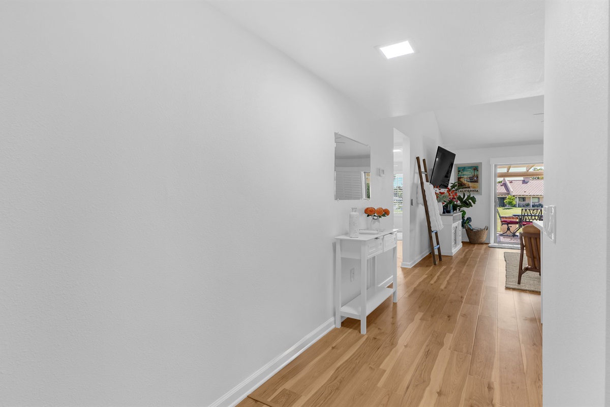 Hallway to the main living area