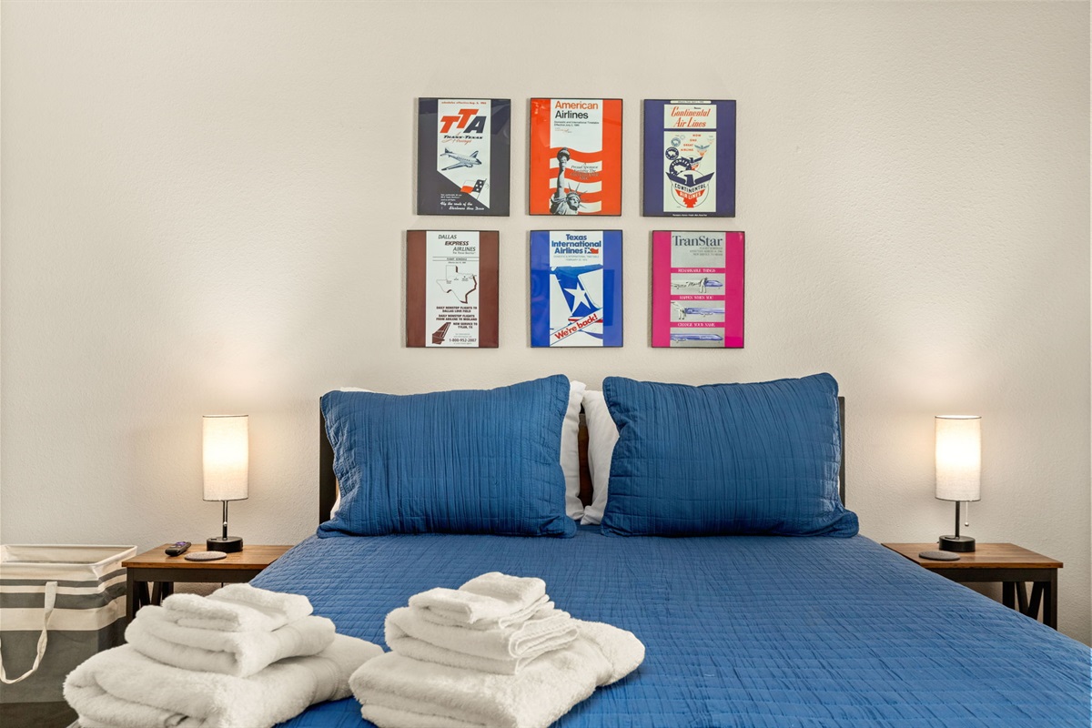 Another queen bedroom—ideal for family or friends