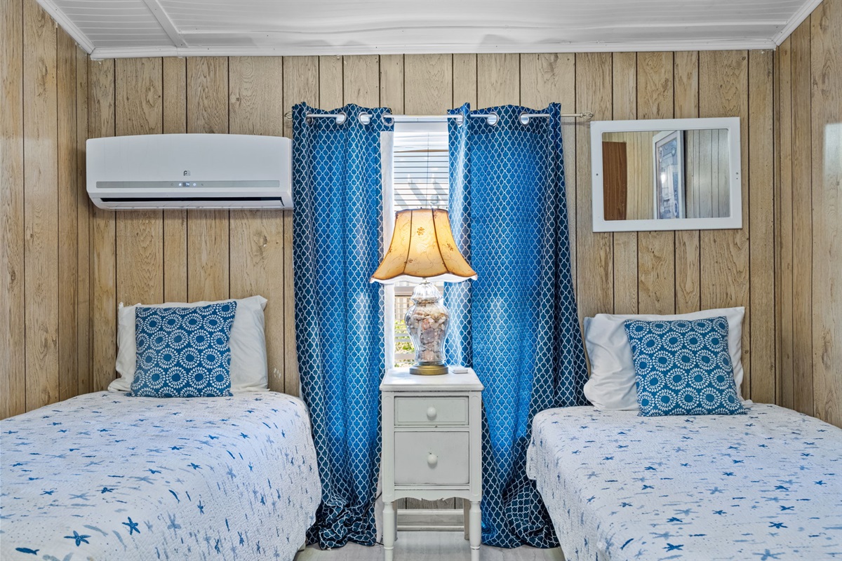 2 Twin-size beds in the bonus room