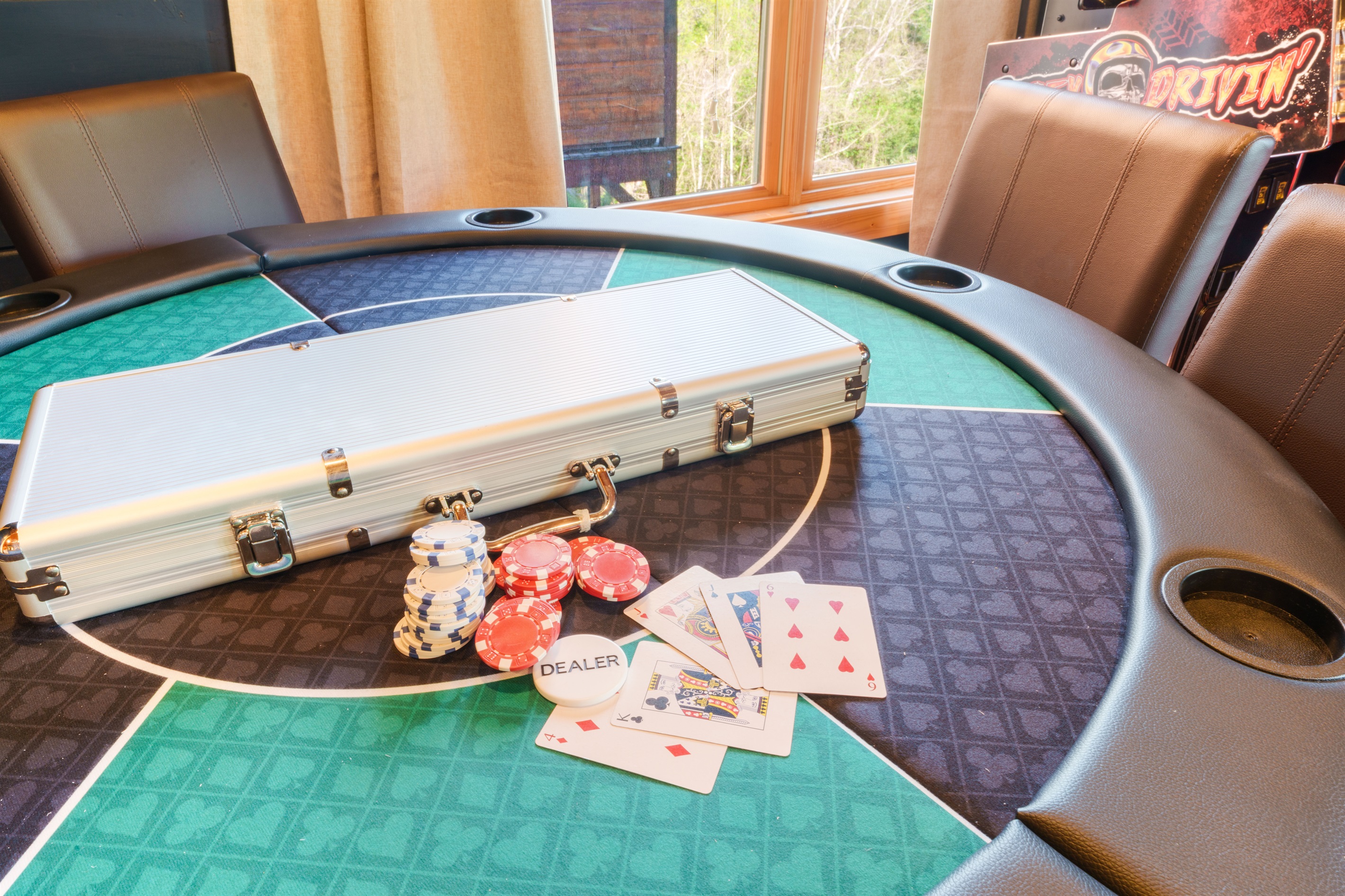 Up the ante at the poker table.