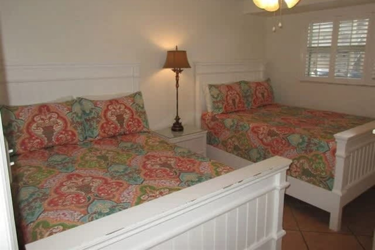 Bedroom with double beds