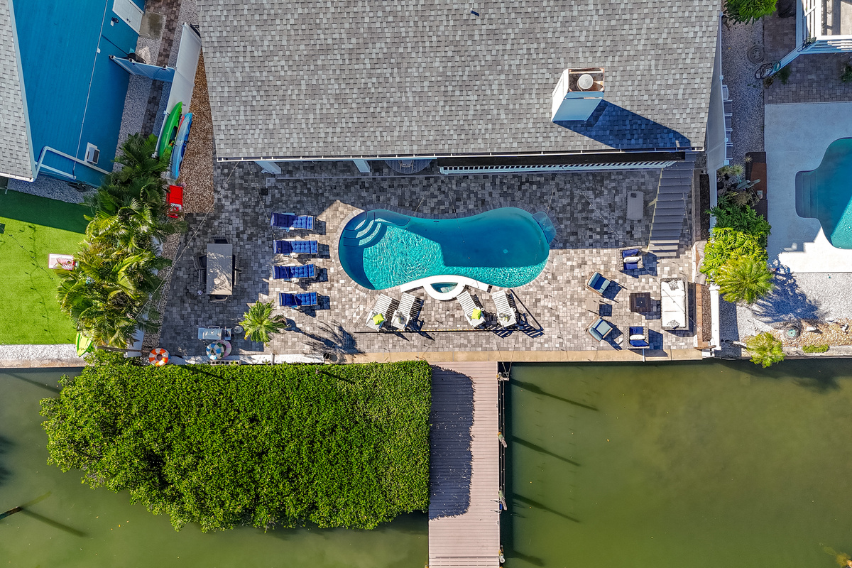 Aerial View of the Pool