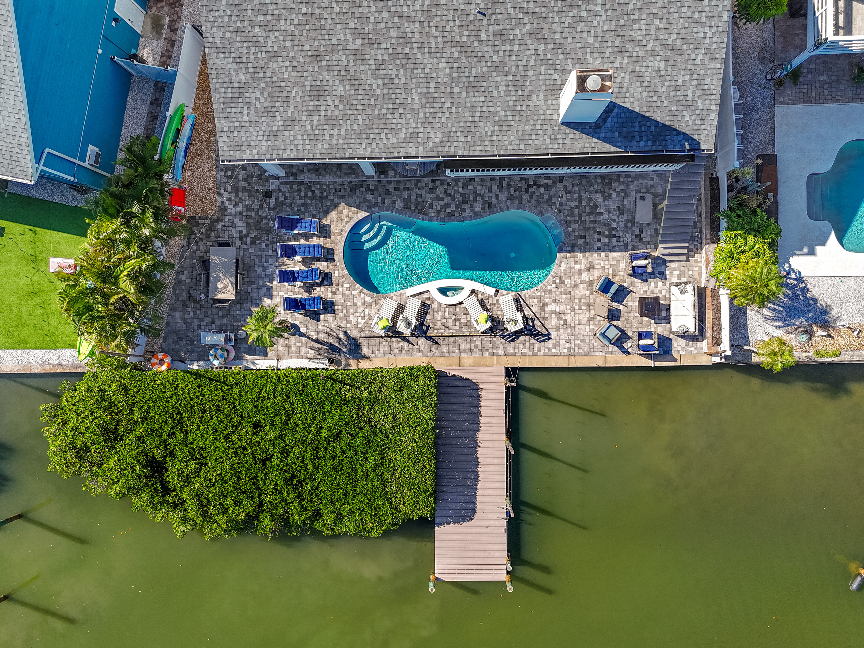 Aerial View of the Pool