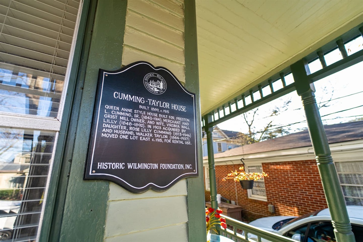 Very cool history and historic plaque!