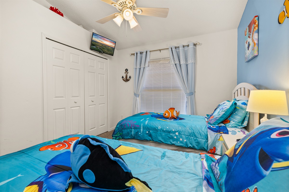 Of course there is a TV in this room as well.