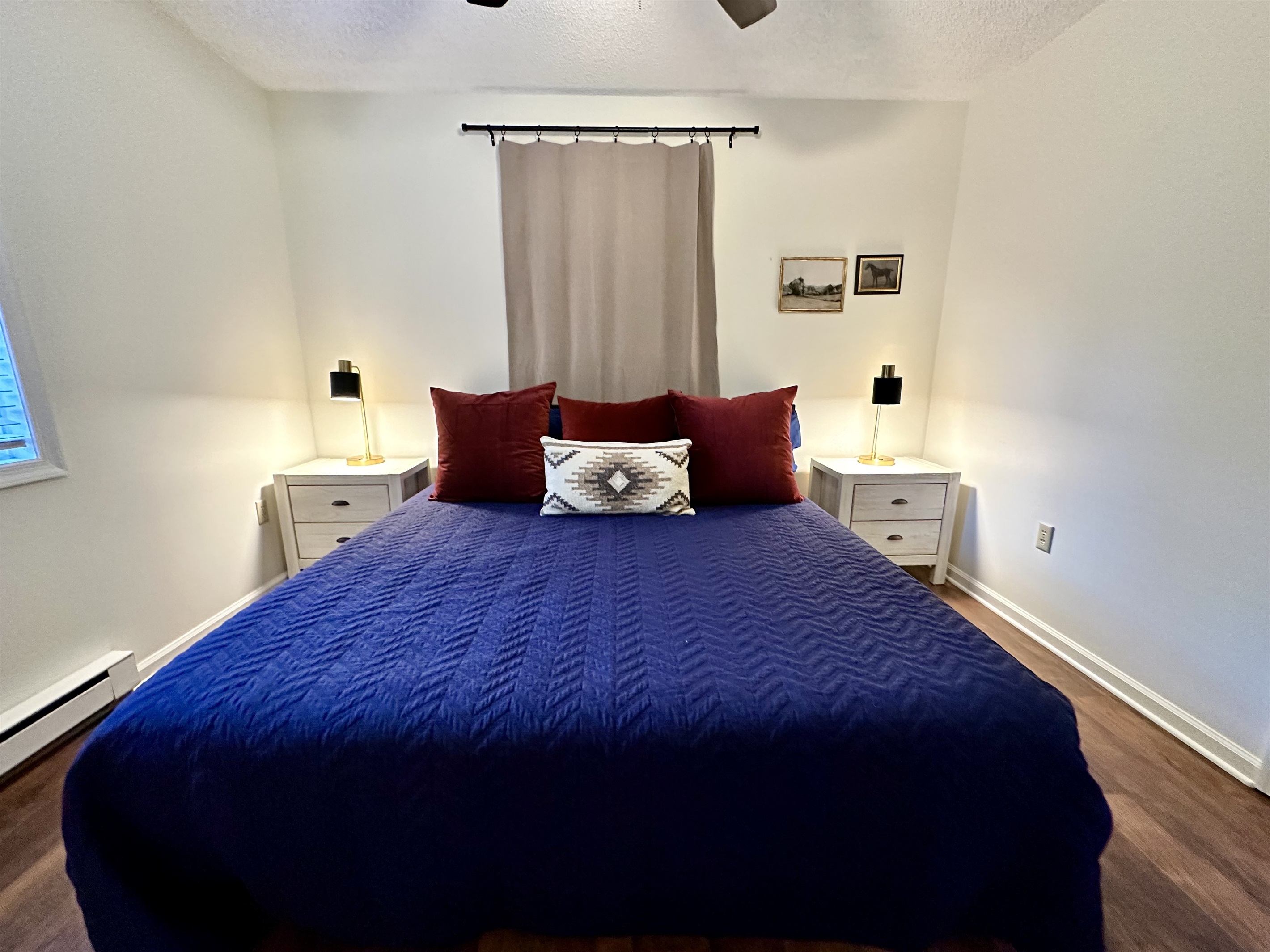 Bedroom 1: King memory foam bed on the main level