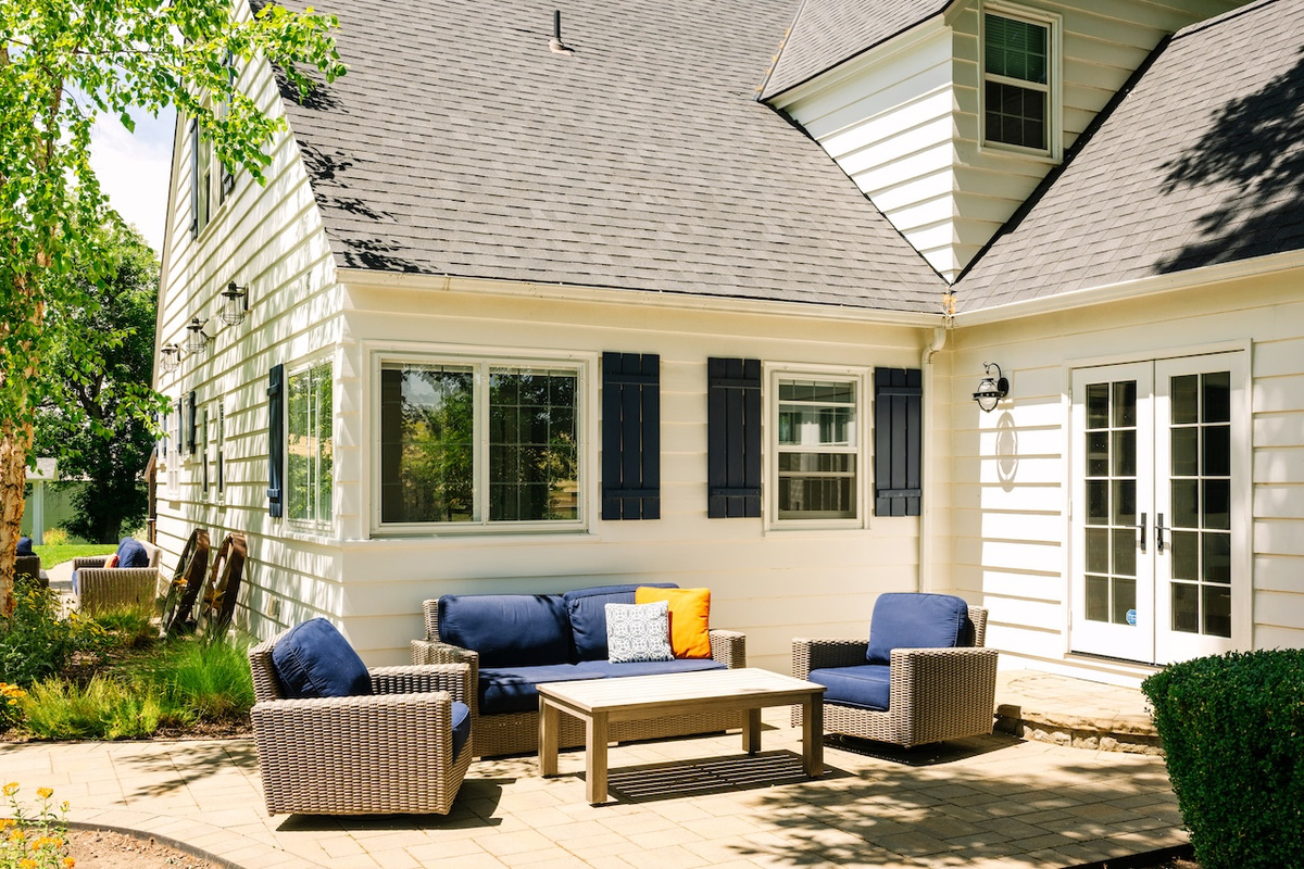 Another Lounge Set outside the Farmhouse