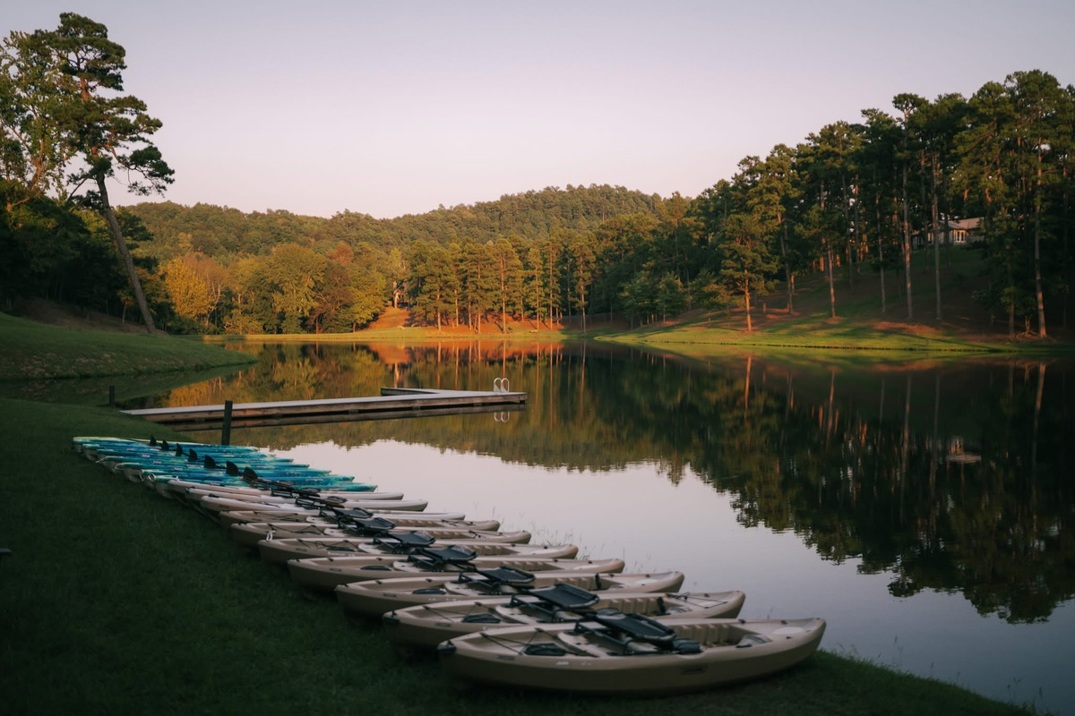 Guests have full access to private Bethesda Lake, complimentary kayaks and world class fishing! 