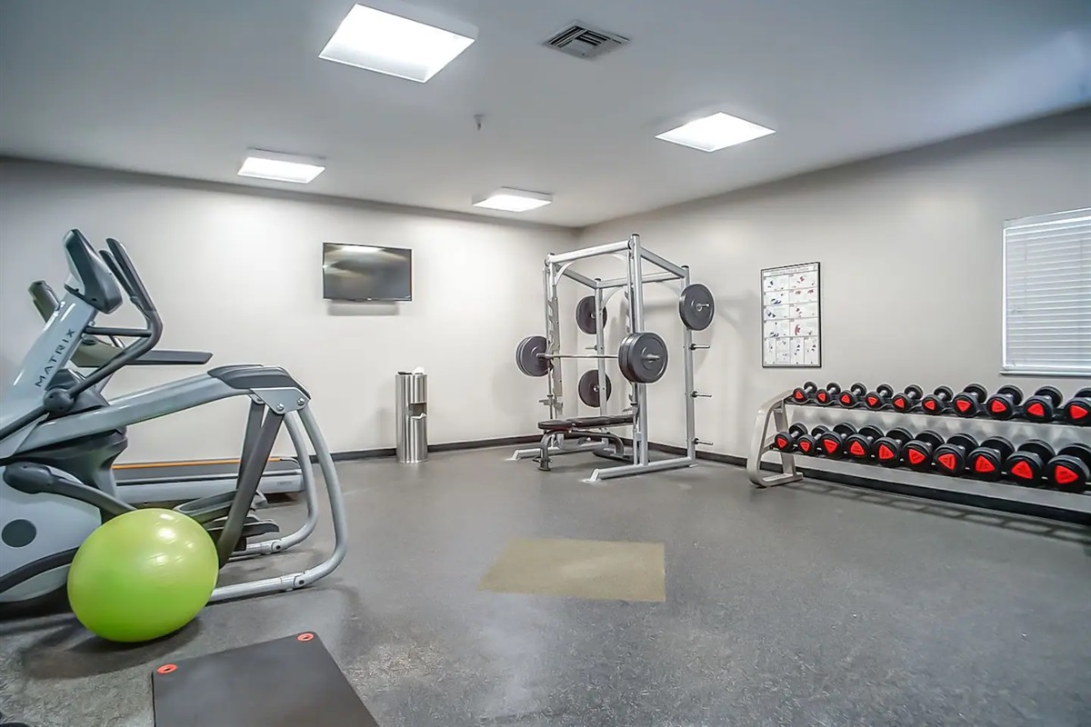 Enjoy access to the community workout facility
