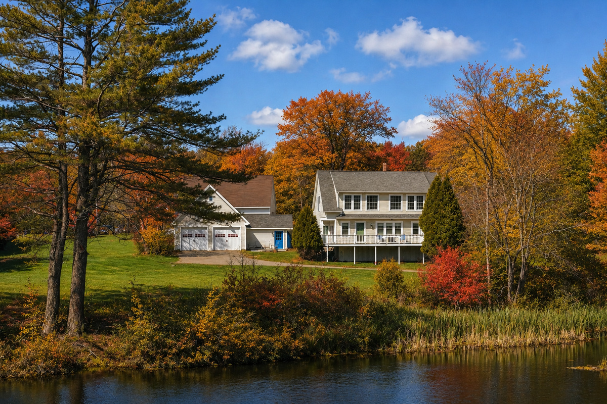 Perfect location to enjoy autumn in Maine