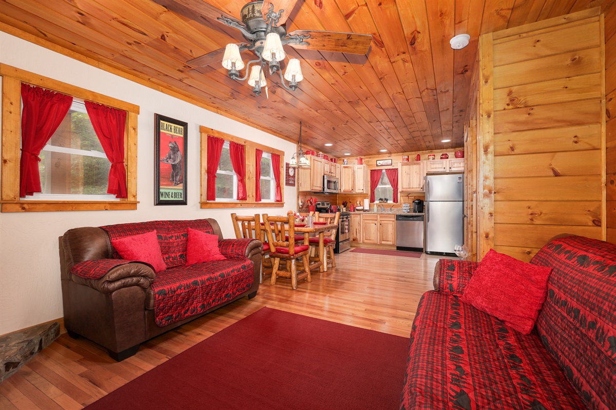 Open Concept Living Area