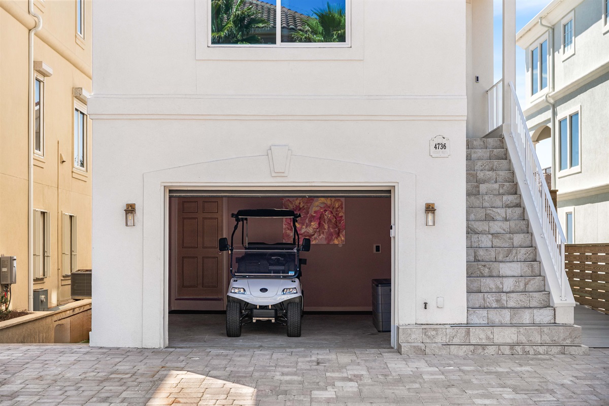 EIGHT SEAT street-legal Low Speed Vehicle (LSV) ("Golf Cart") - Ready for a comfortable ride around the neighborhood or down the road to a local restaurant or store!