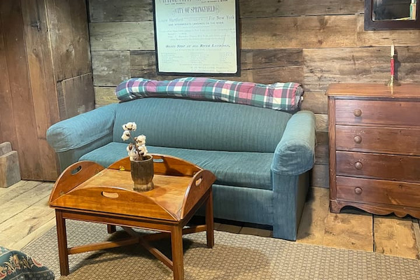 A cozy place to read in the second bedroom