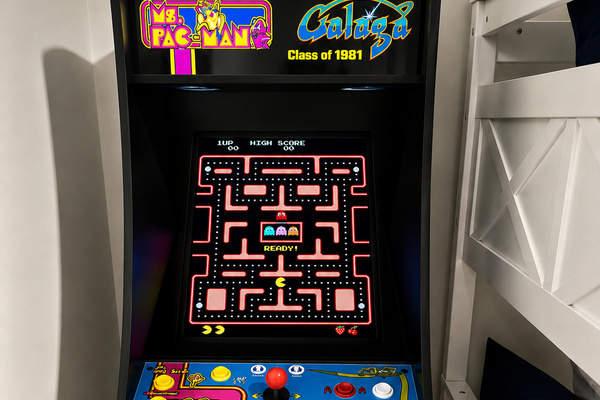🕹️ Retro Arcade with 12 Classic Games! Enjoy unlimited play on favorites like Ms. Pac-Man, Galaga, Dig Dug, Mappy, and more—fun for kids and adults alike.