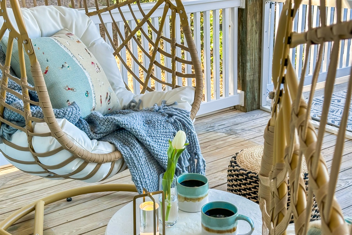 Put your feet up and enjoy that first cup of coffee in the morning.