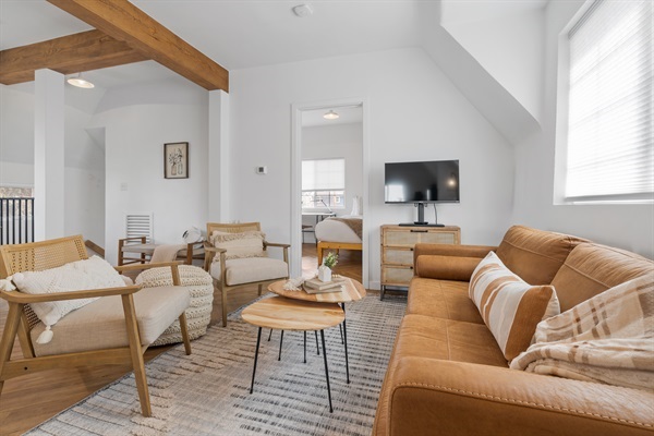 Upstairs Loft living room