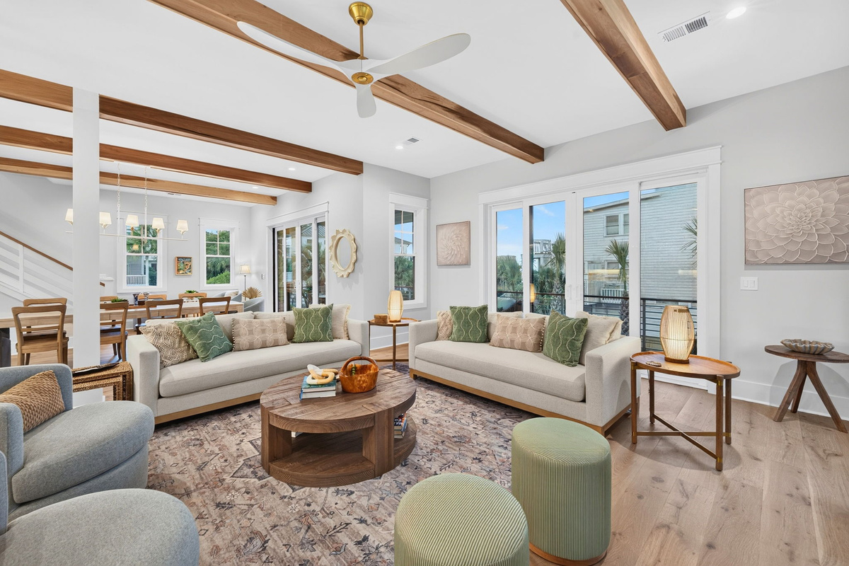 Living Room | Tahanan Palms | 3 38th Ave | IOP Escapes