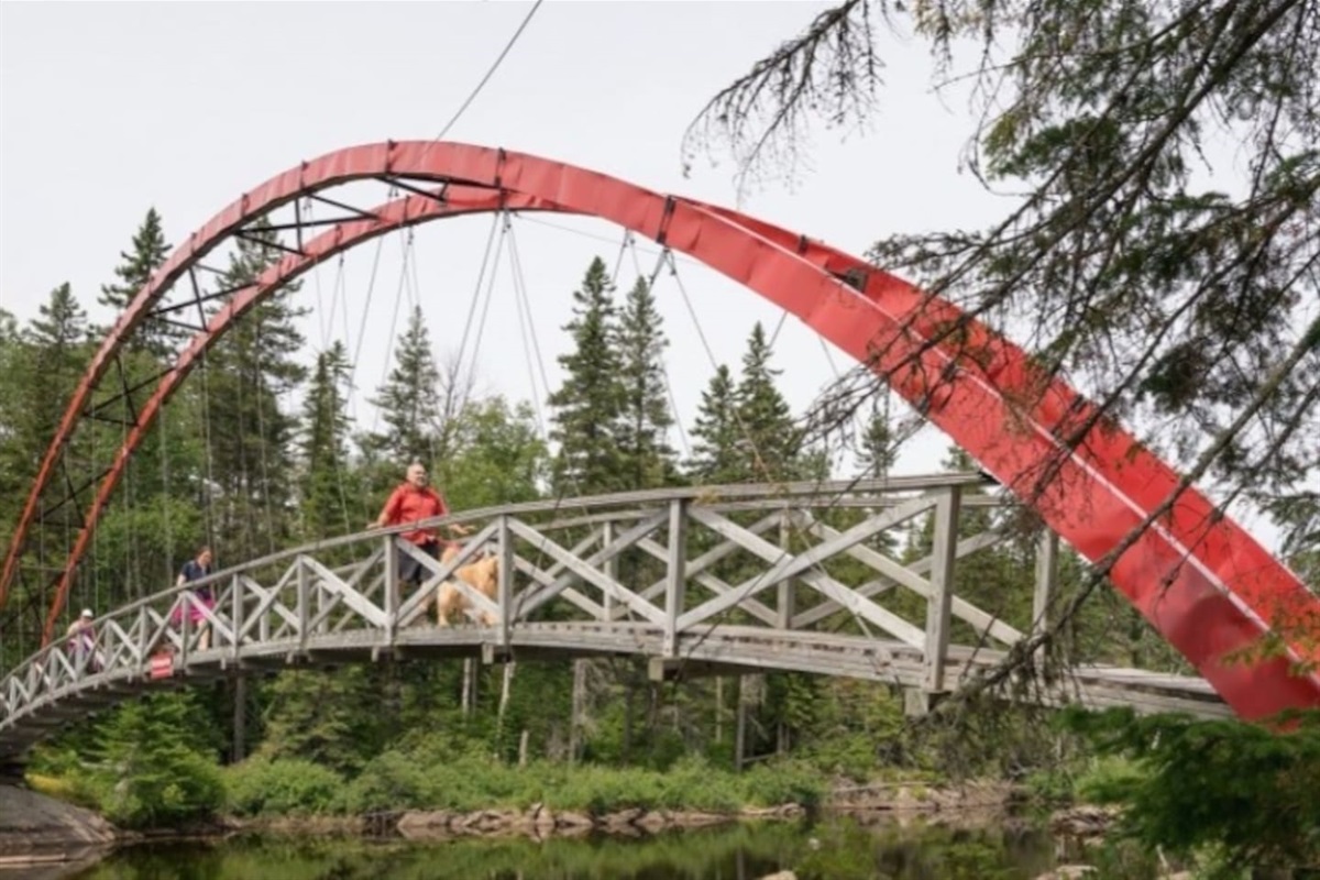 Plus de 140 km de sentiers aménagés en pleine nature au Parc des Appalaches !