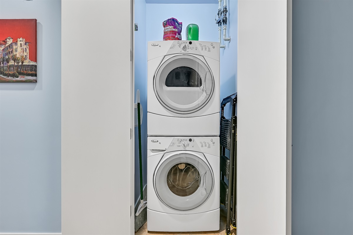 Whirlpool full size washer and dryer