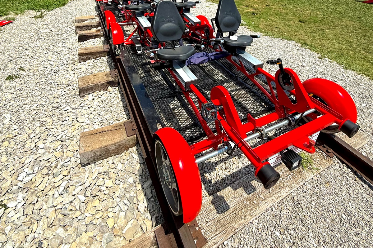 Pedal your way through horse-country pastures and limestone cliffs—the quad rail‑bike ride to a stunning overlook makes for an unforgettable Kentucky adventure.