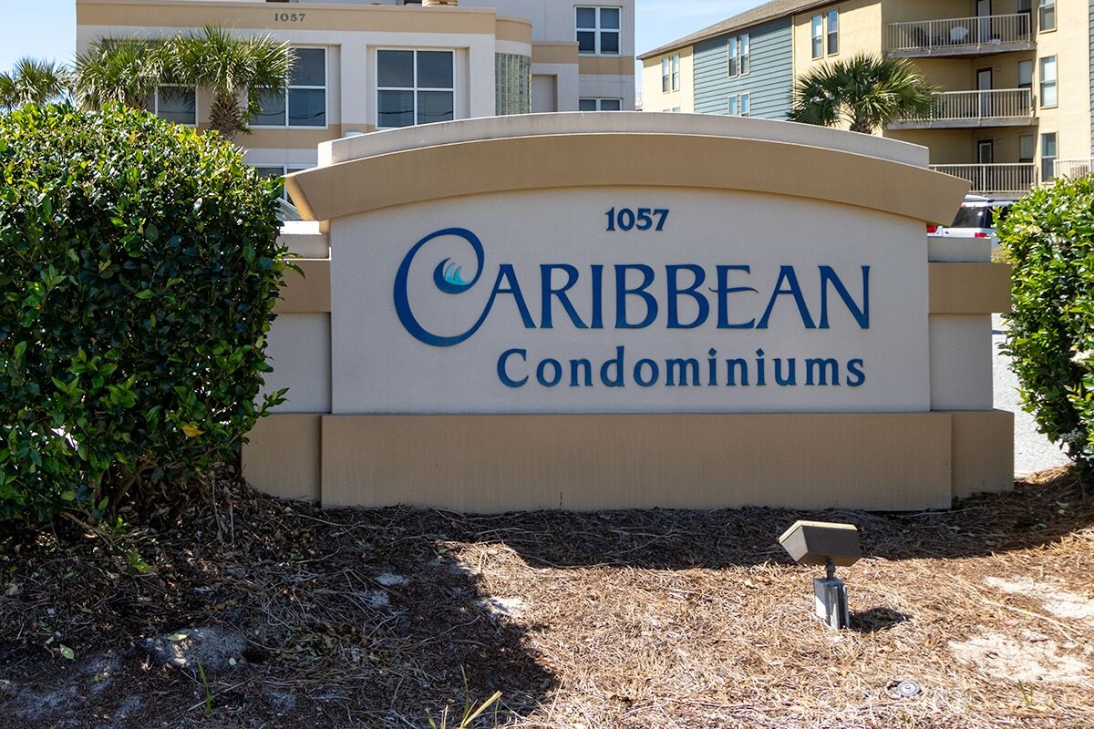 View of Caribbean from street