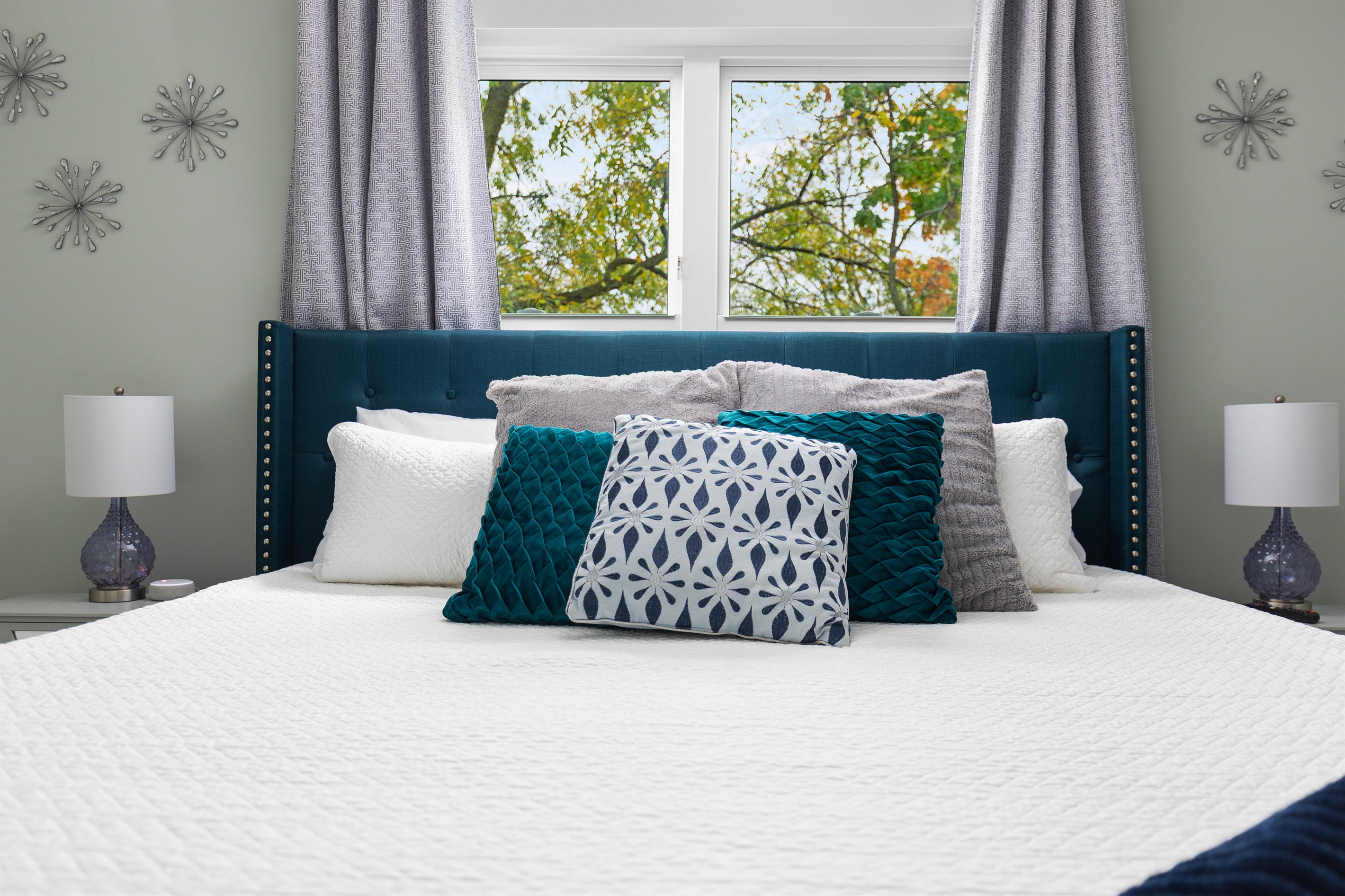 3rd upstairs bedroom with king bed, spacious