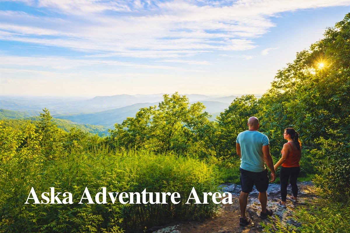 Hike, tube, get out in nature and explore the beautiful renowned Aska Adventure Area.