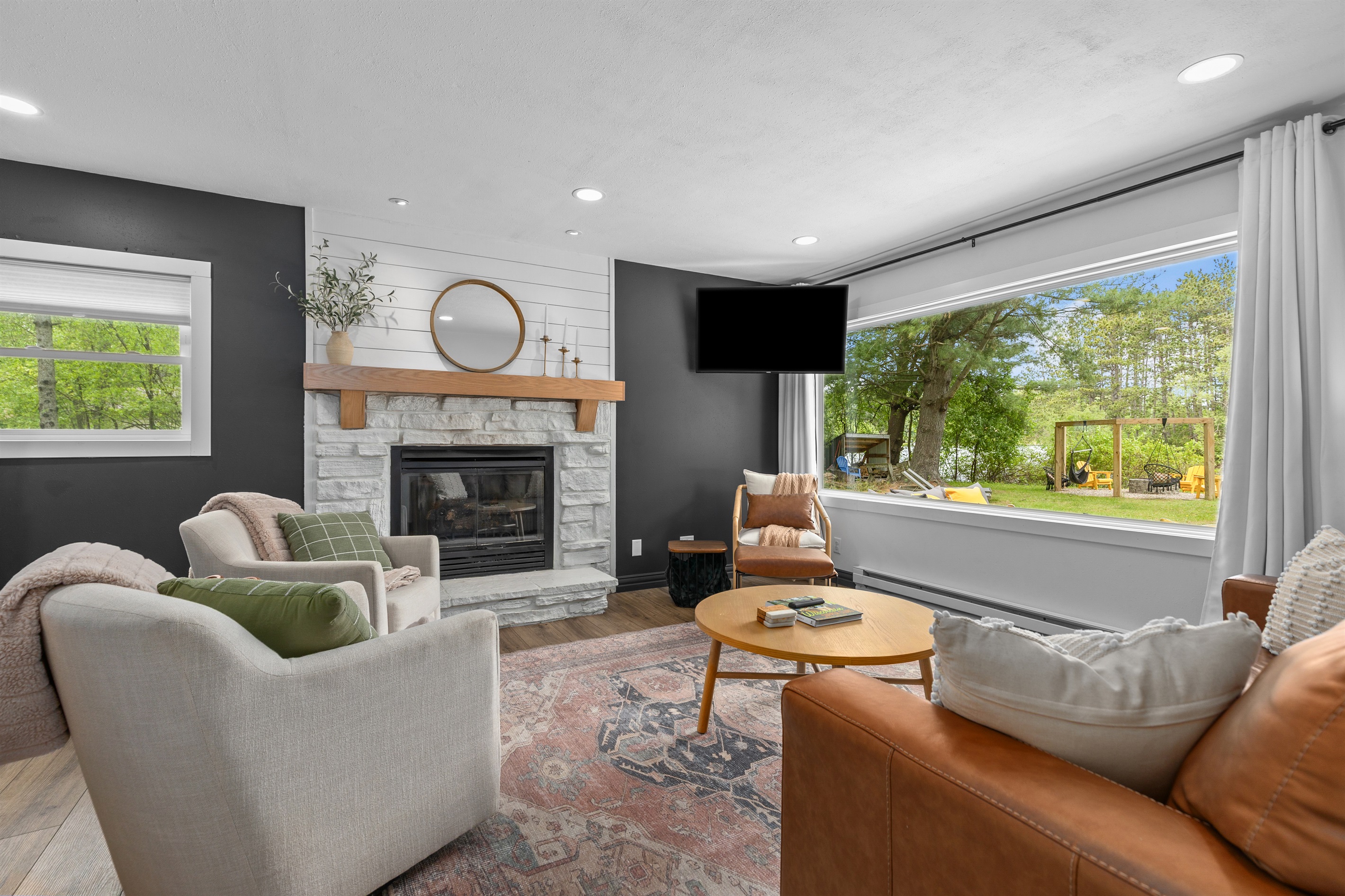 Kick back, get comfortable, and make yourself at home in this welcoming living space.