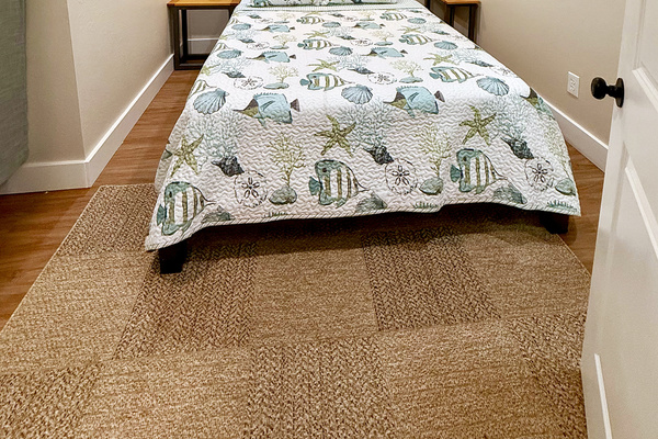 Queen Bedroom 2 | Representative Interior. Finishes, decor, and furniture, vary by unit.