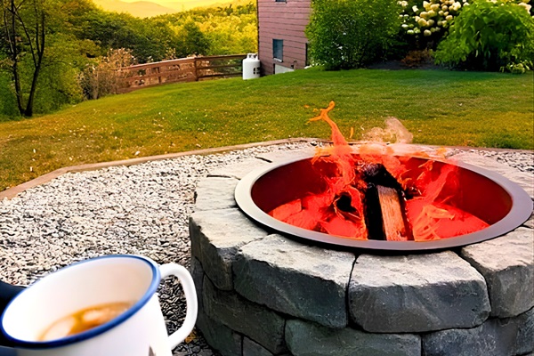 Check out our new firepit!