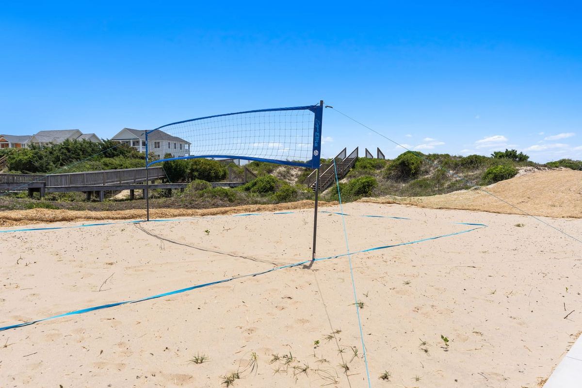 Designed for fun, relaxation, and friendly competition, this outdoor space will be a favorite gathering spot for groups of all ages. Challenge your family & friends to a game on the private beach volleyball court, then cool off in the private pool.