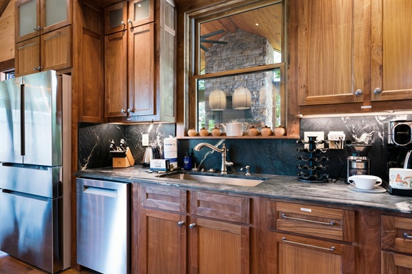 A warm and welcoming kitchen space, equipped for all your cooking adventures.
