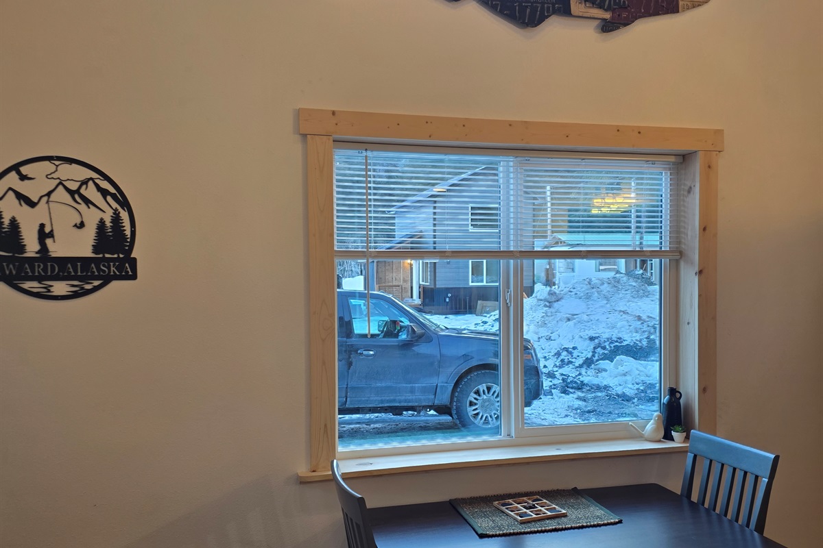 Main floor dining area [Photo is representative but is not from this cabin]