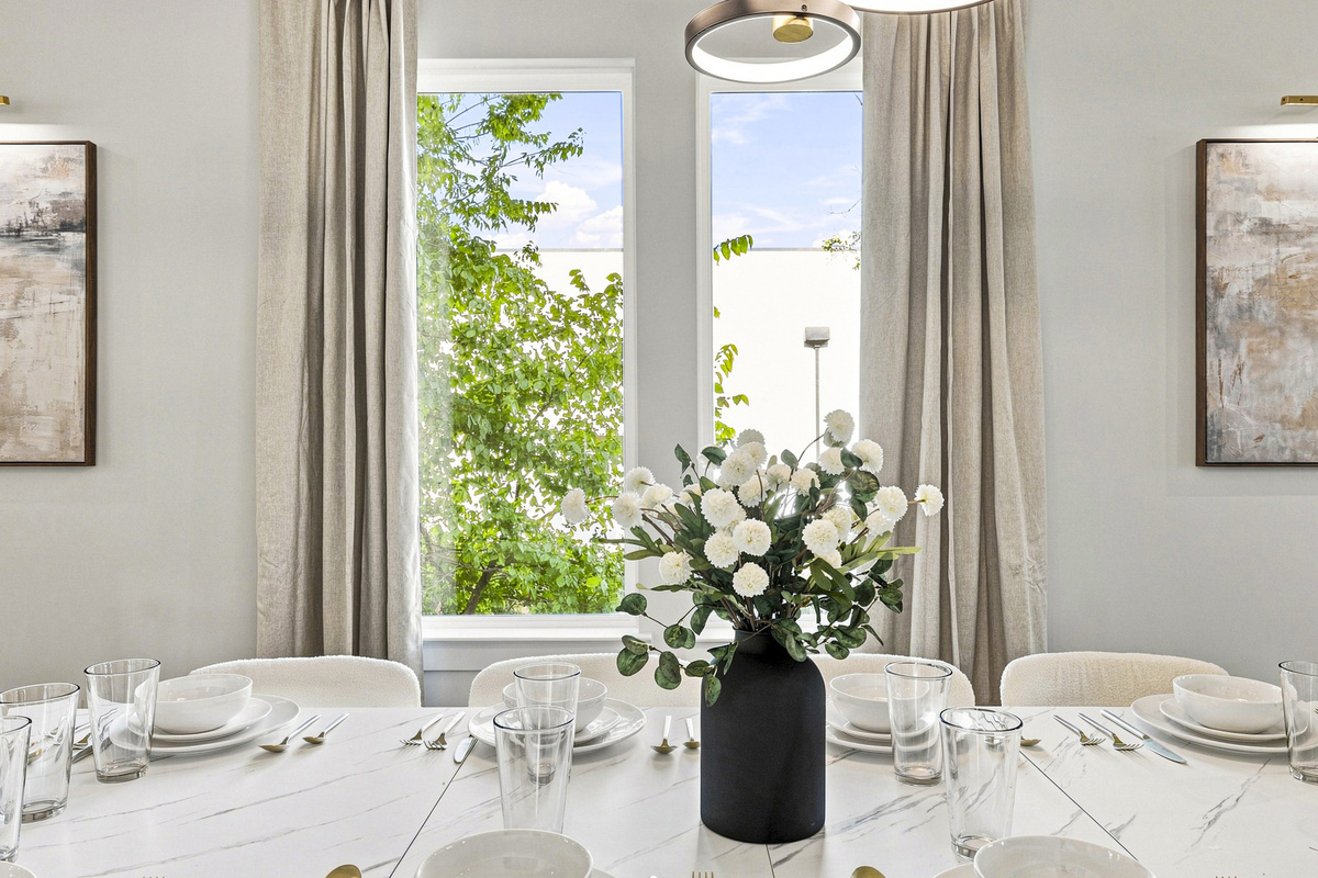 Savor memorable meals surrounded by natural light and elegant decor!