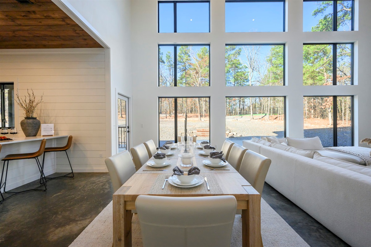 Formal dining space