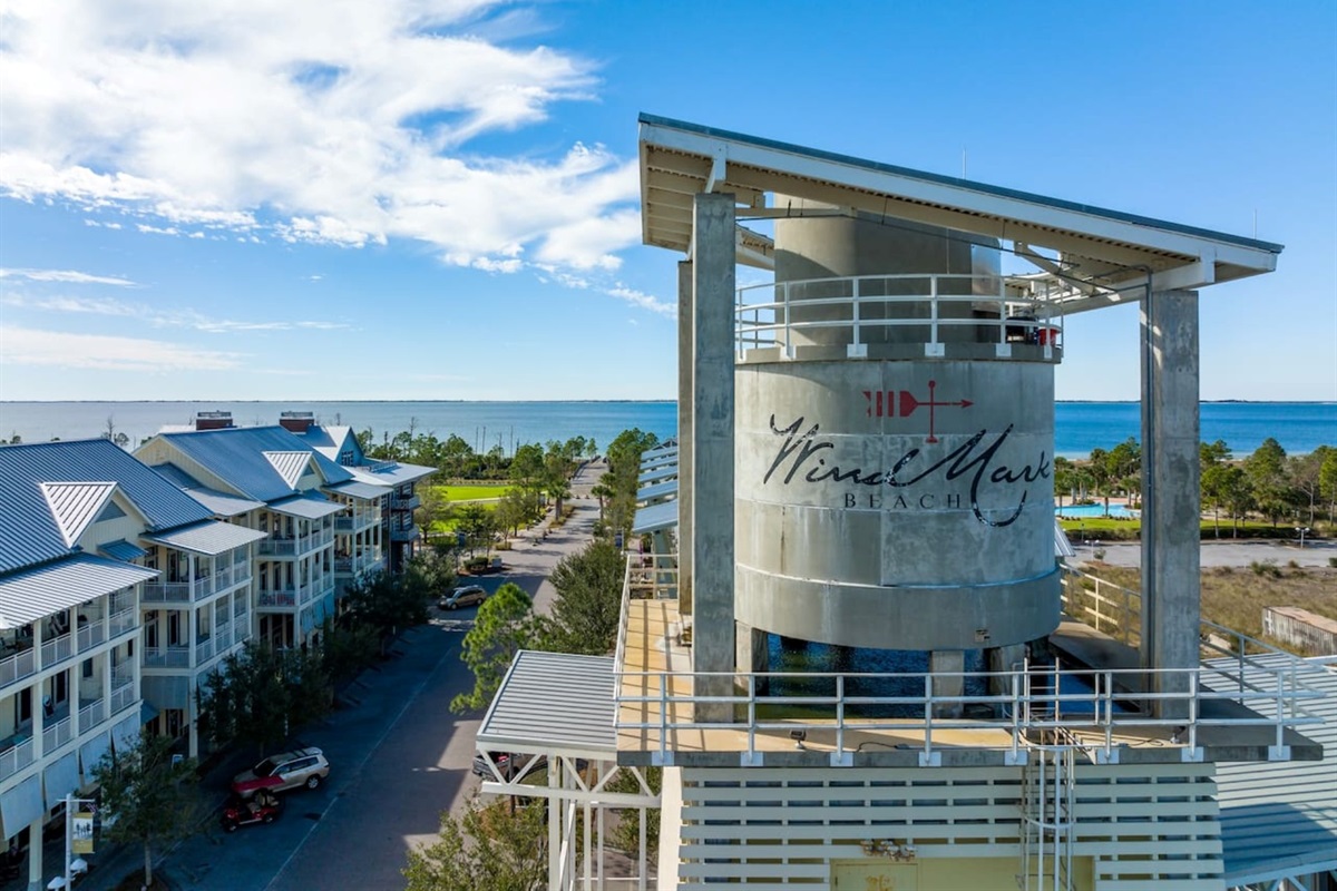 WindMark's Village Center with beach access, heated pool (Oct-Apr), shops and restaurants