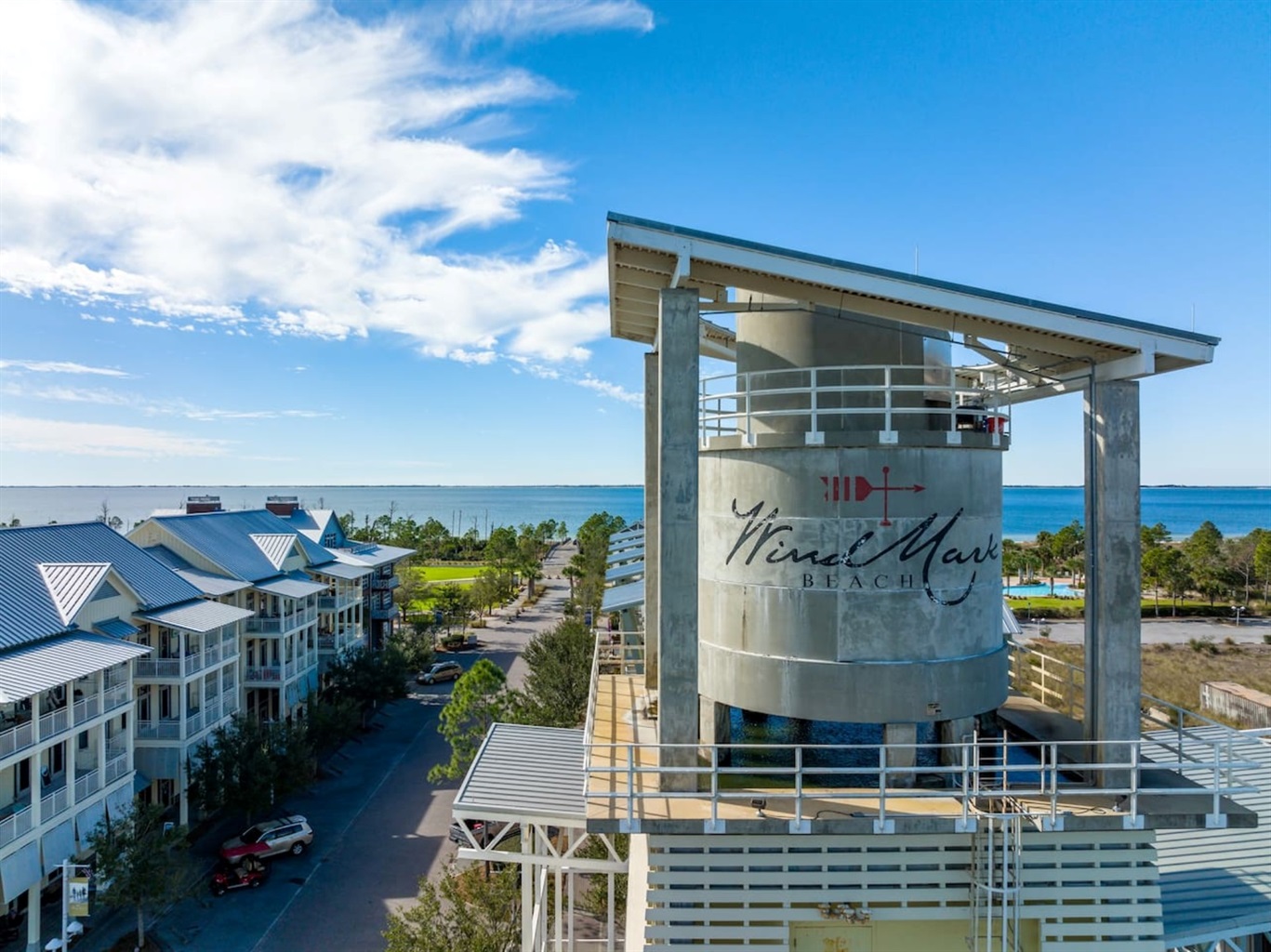 WindMark's Village Center with beach access, heated pool (Oct-Apr), shops and restaurants