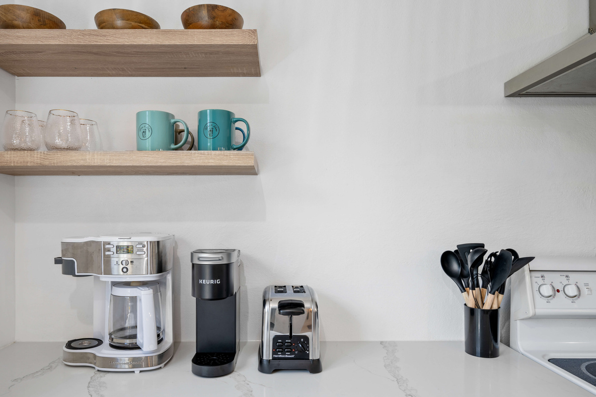 Quality appliances make cooking and entertaining simple during your stay.