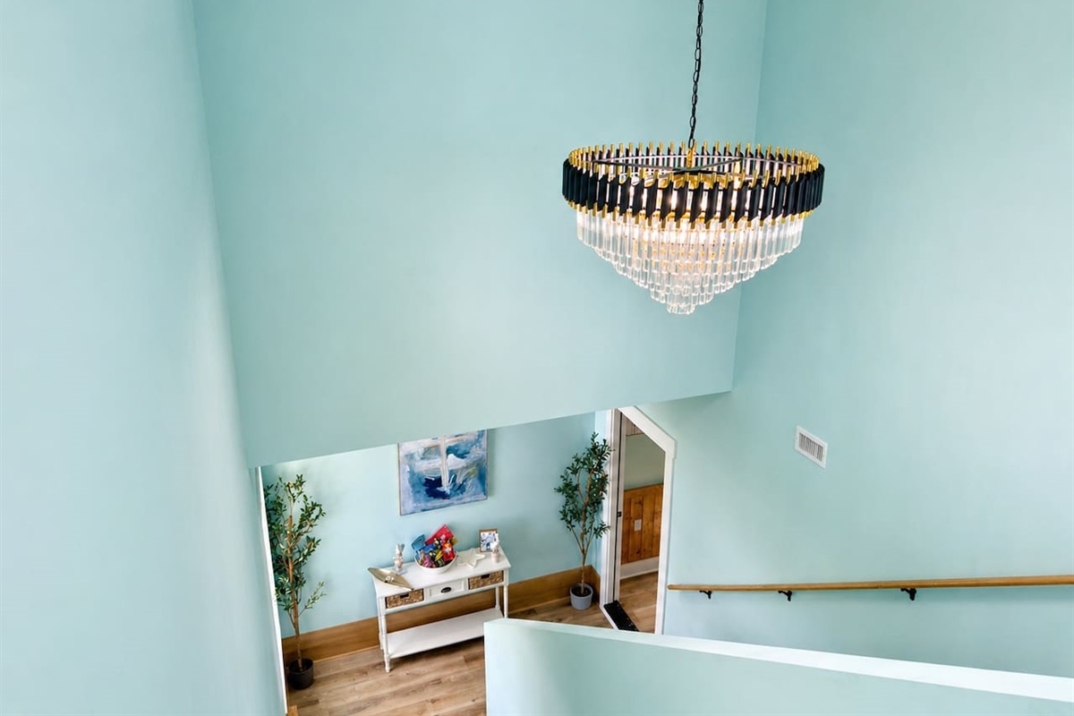 Enter a bright, airy space with elegant touches and coastal charm.