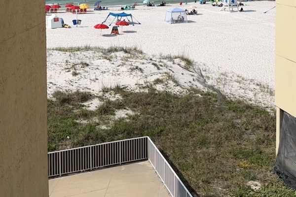 View from the balcony
