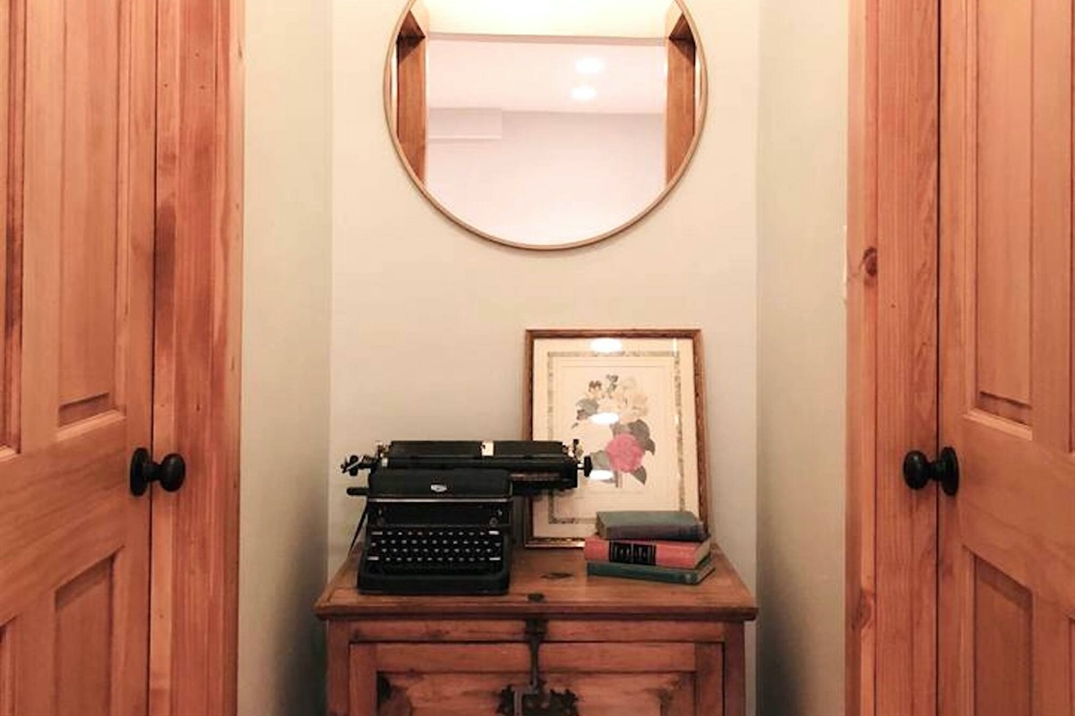 You'll enjoy tasteful decor and charming touches throughout.