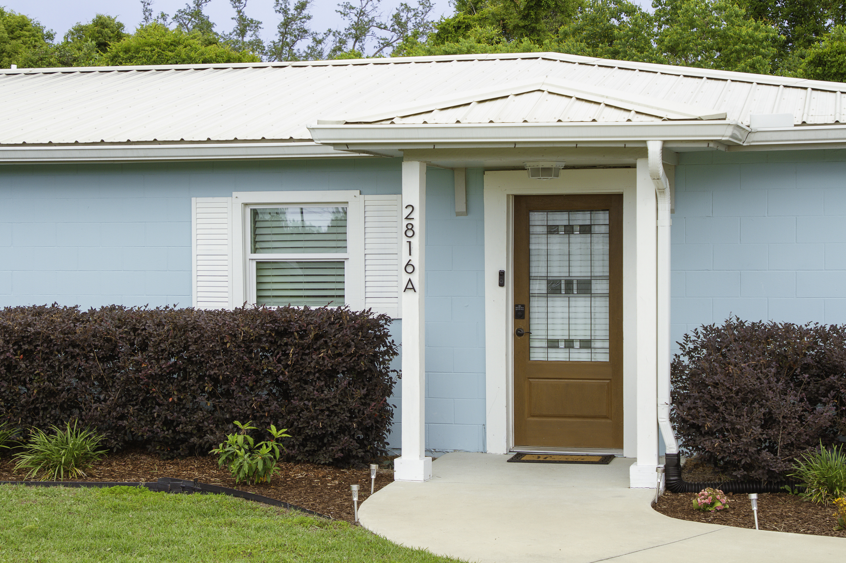 Front of the house
