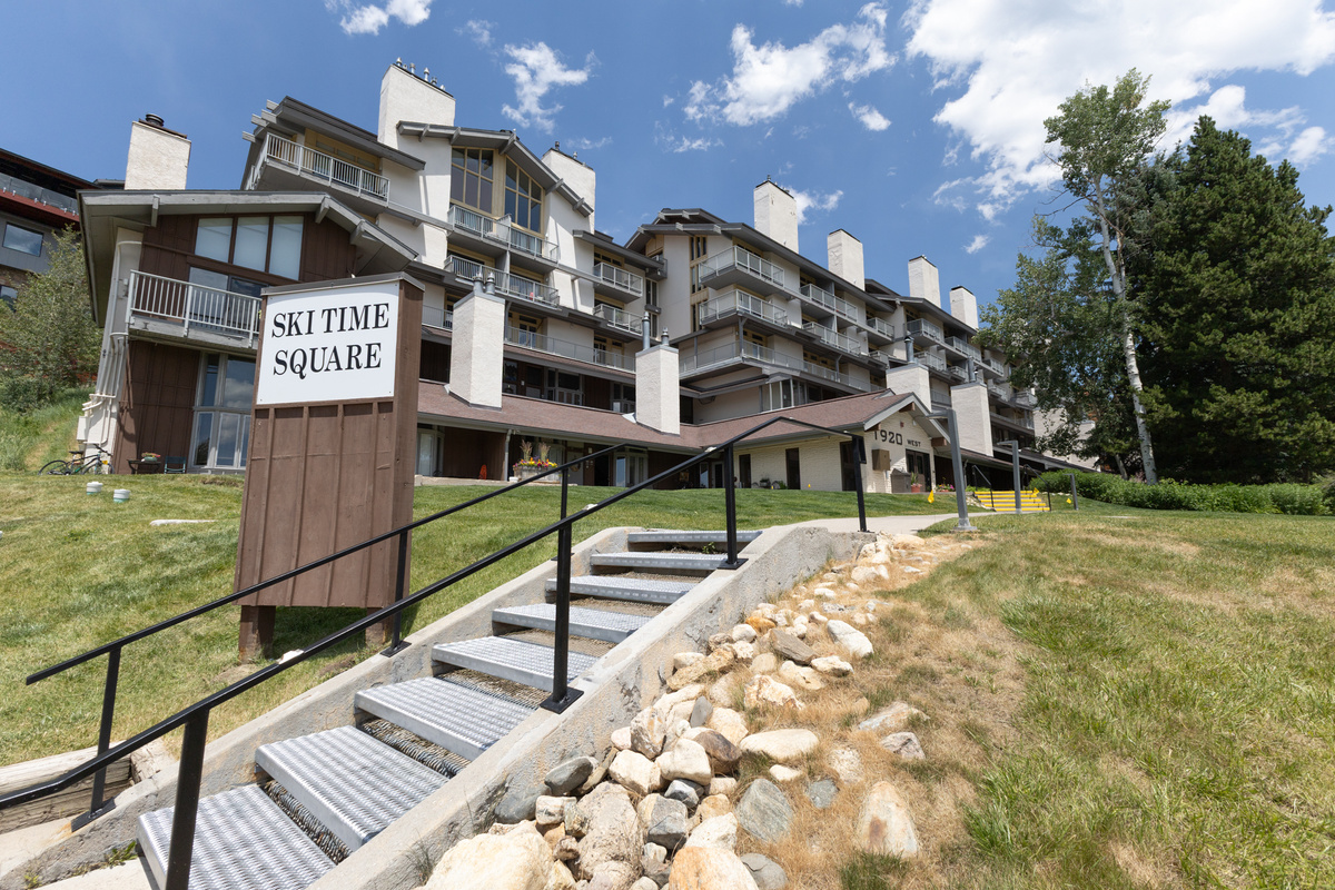 View from the outside complex