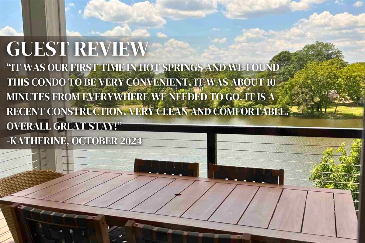 Guest-approved! &ldquo;Very clean, comfortable, and close to everything we needed.&rdquo;