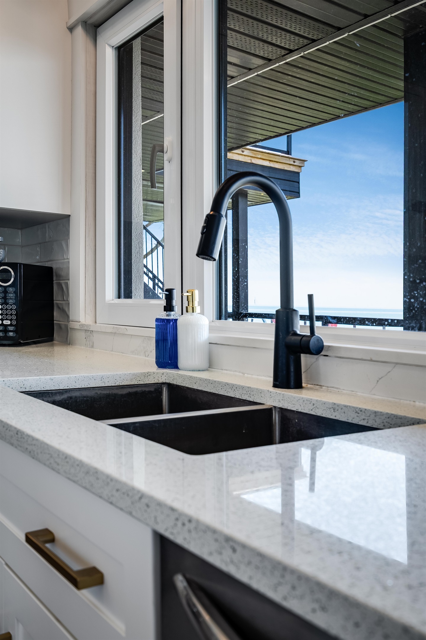 Kitchen Sink with a view