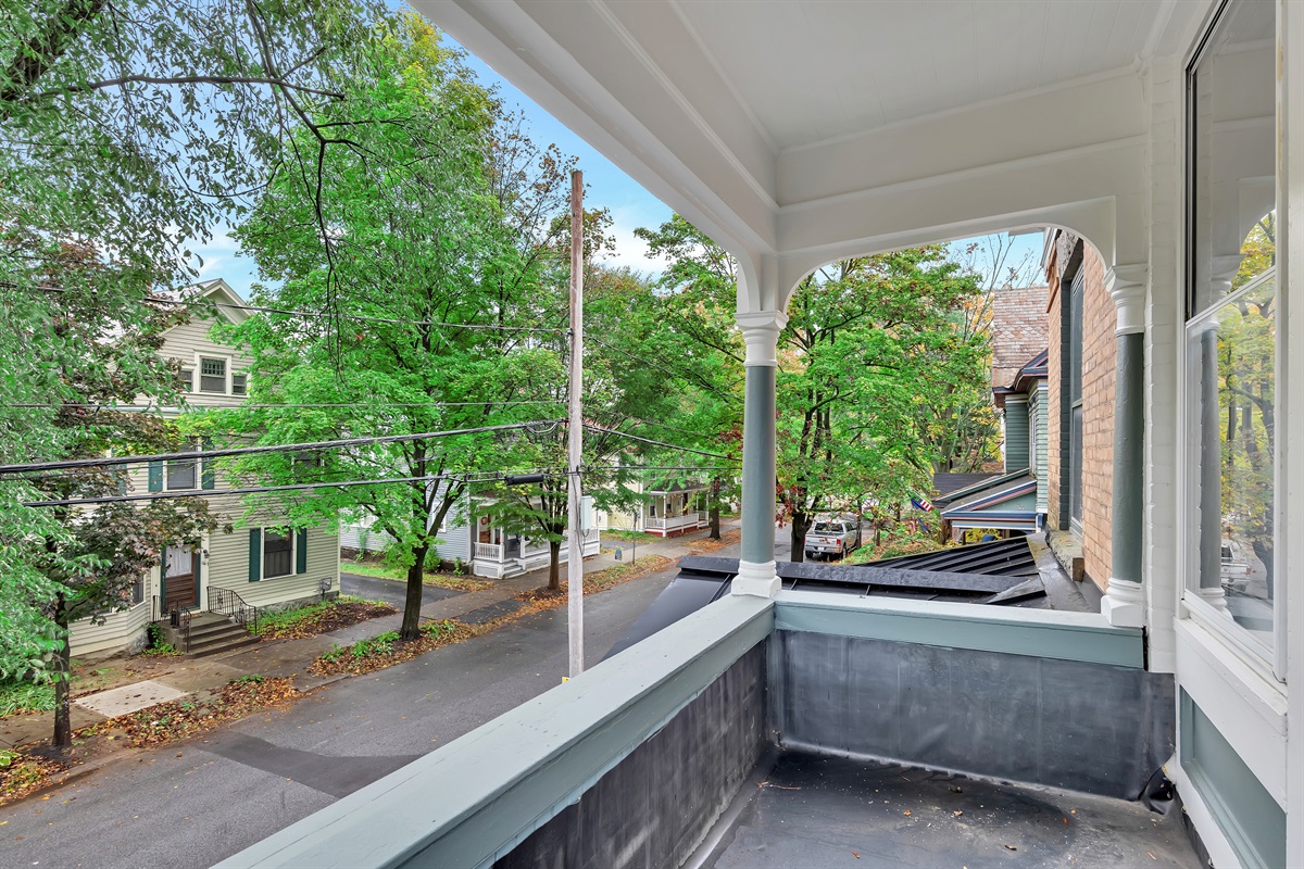 Balcony Off Master Bedroom | View of Neighborhood